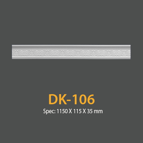 ابزار گلویی گچ طرح دار DK-106